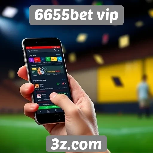 Funcionalidades mobile do site 6655bet vip