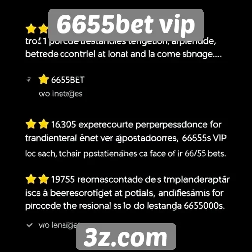 Avaliações de usuários sobre 6655bet vip